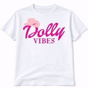 Dolly Vibes Western Graphic T Shirt Trendy Boutique Style Tee Womens White
